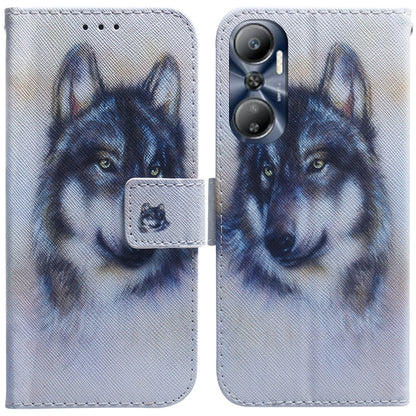 Coloured Drawing Flip Leather Phone Case, For Infinix Hot 20, For Infinix Hot 20 5G, For Infinix Hot 20i, For Infinix Hot 20s, For Realme Q3S / Q3T / 9 SE / 9 5G Speed, For Tecno Pova 4, For Tecno Pova Neo 2, For Xiaomi Redmi 11 Prime 4G