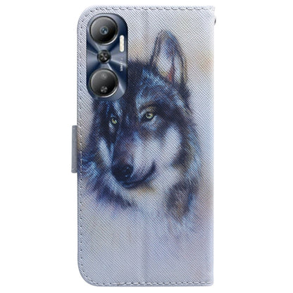Coloured Drawing Flip Leather Phone Case, For Infinix Hot 20, For Infinix Hot 20 5G, For Infinix Hot 20i, For Infinix Hot 20s, For Realme Q3S / Q3T / 9 SE / 9 5G Speed, For Tecno Pova 4, For Tecno Pova Neo 2, For Xiaomi Redmi 11 Prime 4G