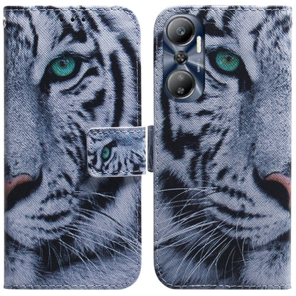 Coloured Drawing Flip Leather Phone Case, For Infinix Hot 20, For Infinix Hot 20 5G, For Infinix Hot 20i, For Infinix Hot 20s, For Realme Q3S / Q3T / 9 SE / 9 5G Speed, For Tecno Pova 4, For Tecno Pova Neo 2, For Xiaomi Redmi 11 Prime 4G