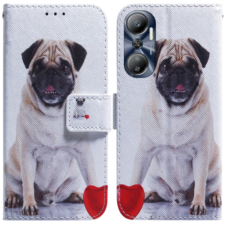 Coloured Drawing Flip Leather Phone Case, For Infinix Hot 20, For Infinix Hot 20 5G, For Infinix Hot 20i, For Infinix Hot 20s, For Realme Q3S / Q3T / 9 SE / 9 5G Speed, For Tecno Pova 4, For Tecno Pova Neo 2, For Xiaomi Redmi 11 Prime 4G