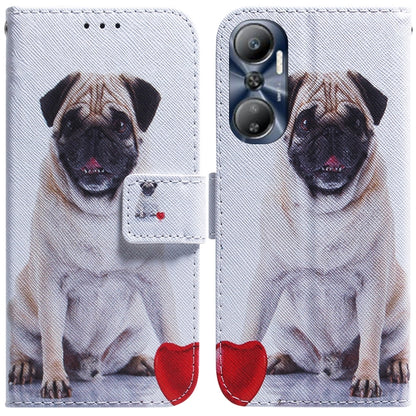 Coloured Drawing Flip Leather Phone Case, For Infinix Hot 20, For Infinix Hot 20 5G, For Infinix Hot 20i, For Infinix Hot 20s, For Realme Q3S / Q3T / 9 SE / 9 5G Speed, For Tecno Pova 4, For Tecno Pova Neo 2, For Xiaomi Redmi 11 Prime 4G