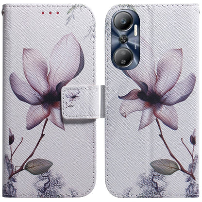 Coloured Drawing Flip Leather Phone Case, For Infinix Hot 20, For Infinix Hot 20 5G, For Infinix Hot 20i, For Infinix Hot 20s, For Realme Q3S / Q3T / 9 SE / 9 5G Speed, For Tecno Pova 4, For Tecno Pova Neo 2, For Xiaomi Redmi 11 Prime 4G