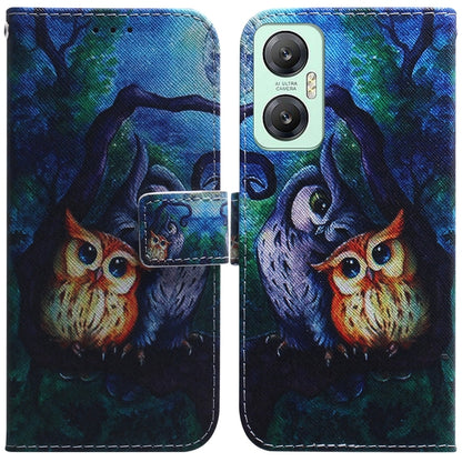 Coloured Drawing Flip Leather Phone Case, For Infinix Hot 20, For Infinix Hot 20 5G, For Infinix Hot 20i, For Infinix Hot 20s, For Realme Q3S / Q3T / 9 SE / 9 5G Speed, For Tecno Pova 4, For Tecno Pova Neo 2, For Xiaomi Redmi 11 Prime 4G