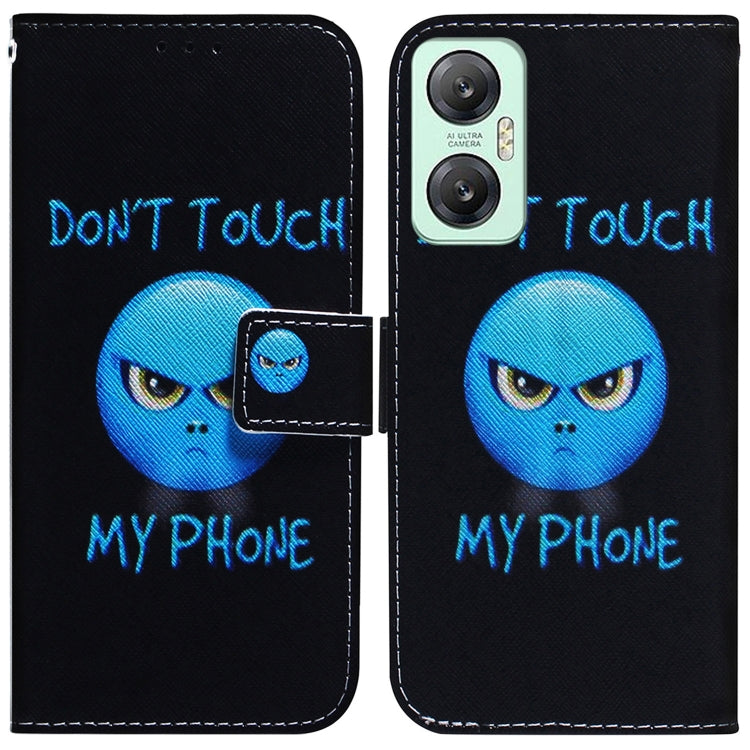 Coloured Drawing Flip Leather Phone Case, For Infinix Hot 20, For Infinix Hot 20 5G, For Infinix Hot 20i, For Infinix Hot 20s, For Realme Q3S / Q3T / 9 SE / 9 5G Speed, For Tecno Pova 4, For Tecno Pova Neo 2, For Xiaomi Redmi 11 Prime 4G
