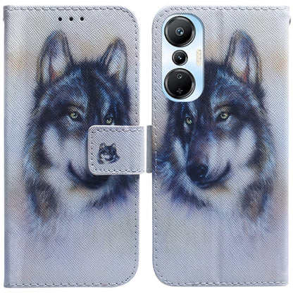 Coloured Drawing Flip Leather Phone Case, For Infinix Hot 20, For Infinix Hot 20 5G, For Infinix Hot 20i, For Infinix Hot 20s, For Realme Q3S / Q3T / 9 SE / 9 5G Speed, For Tecno Pova 4, For Tecno Pova Neo 2, For Xiaomi Redmi 11 Prime 4G