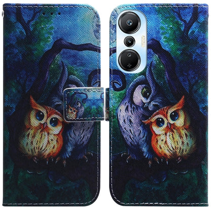 Coloured Drawing Flip Leather Phone Case, For Infinix Hot 20, For Infinix Hot 20 5G, For Infinix Hot 20i, For Infinix Hot 20s, For Realme Q3S / Q3T / 9 SE / 9 5G Speed, For Tecno Pova 4, For Tecno Pova Neo 2, For Xiaomi Redmi 11 Prime 4G