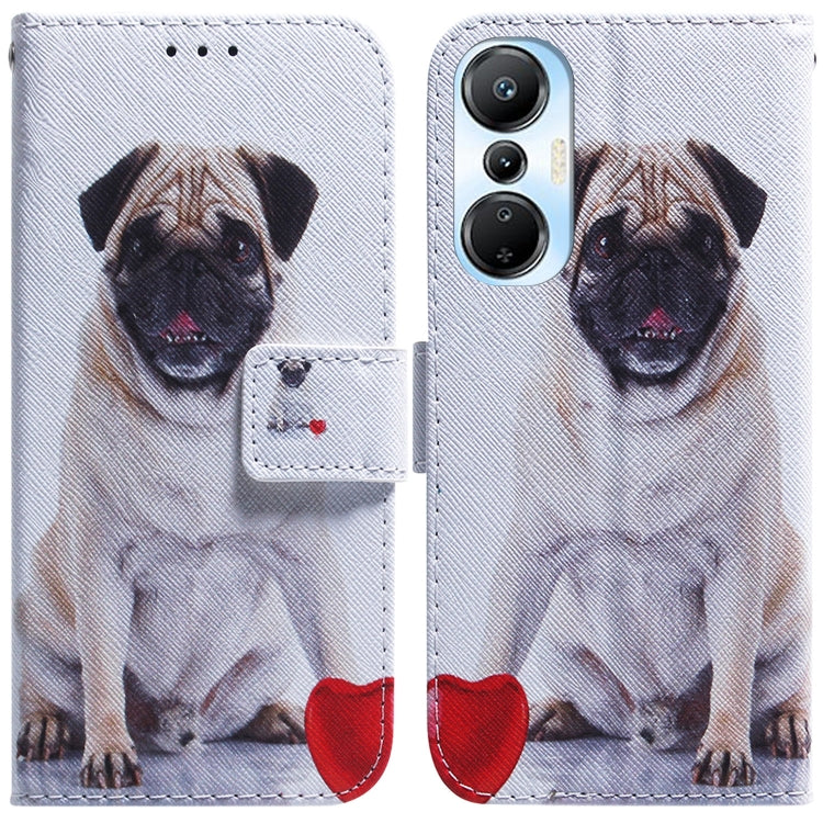 Coloured Drawing Flip Leather Phone Case, For Infinix Hot 20, For Infinix Hot 20 5G, For Infinix Hot 20i, For Infinix Hot 20s, For Realme Q3S / Q3T / 9 SE / 9 5G Speed, For Tecno Pova 4, For Tecno Pova Neo 2, For Xiaomi Redmi 11 Prime 4G