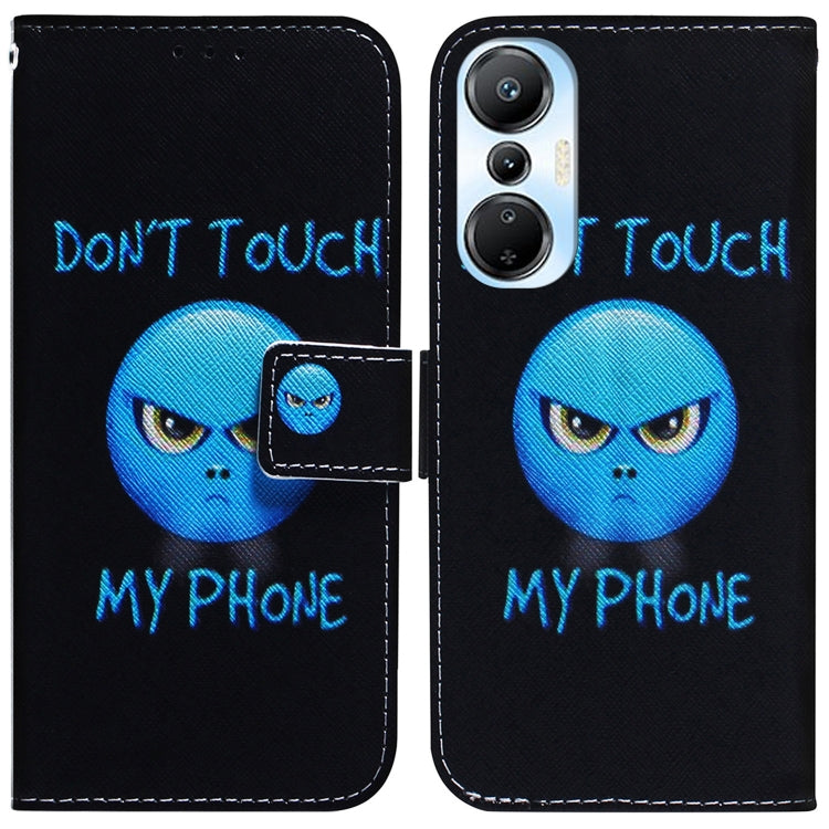Coloured Drawing Flip Leather Phone Case, For Infinix Hot 20, For Infinix Hot 20 5G, For Infinix Hot 20i, For Infinix Hot 20s, For Realme Q3S / Q3T / 9 SE / 9 5G Speed, For Tecno Pova 4, For Tecno Pova Neo 2, For Xiaomi Redmi 11 Prime 4G