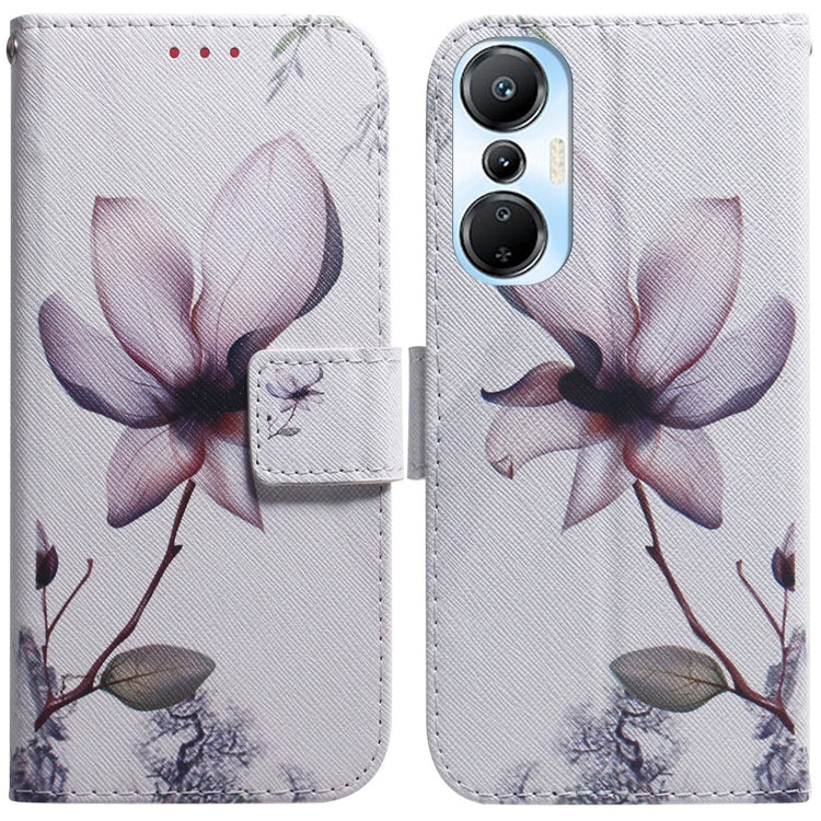 Coloured Drawing Flip Leather Phone Case, For Infinix Hot 20, For Infinix Hot 20 5G, For Infinix Hot 20i, For Infinix Hot 20s, For Realme Q3S / Q3T / 9 SE / 9 5G Speed, For Tecno Pova 4, For Tecno Pova Neo 2, For Xiaomi Redmi 11 Prime 4G