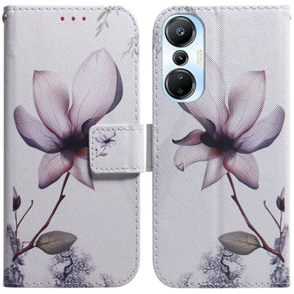 Coloured Drawing Flip Leather Phone Case, For Infinix Hot 20, For Infinix Hot 20 5G, For Infinix Hot 20i, For Infinix Hot 20s, For Realme Q3S / Q3T / 9 SE / 9 5G Speed, For Tecno Pova 4, For Tecno Pova Neo 2, For Xiaomi Redmi 11 Prime 4G