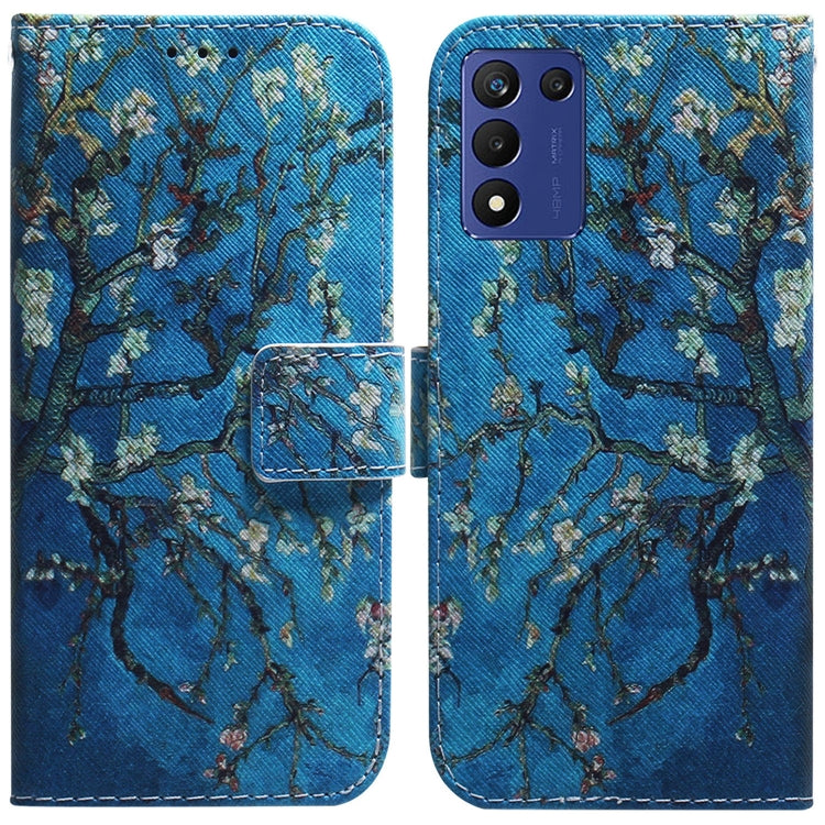 Coloured Drawing Flip Leather Phone Case, For Infinix Hot 20, For Infinix Hot 20 5G, For Infinix Hot 20i, For Infinix Hot 20s, For Realme Q3S / Q3T / 9 SE / 9 5G Speed, For Tecno Pova 4, For Tecno Pova Neo 2, For Xiaomi Redmi 11 Prime 4G