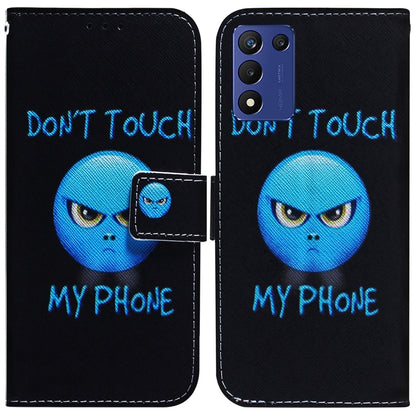 Coloured Drawing Flip Leather Phone Case, For Infinix Hot 20, For Infinix Hot 20 5G, For Infinix Hot 20i, For Infinix Hot 20s, For Realme Q3S / Q3T / 9 SE / 9 5G Speed, For Tecno Pova 4, For Tecno Pova Neo 2, For Xiaomi Redmi 11 Prime 4G