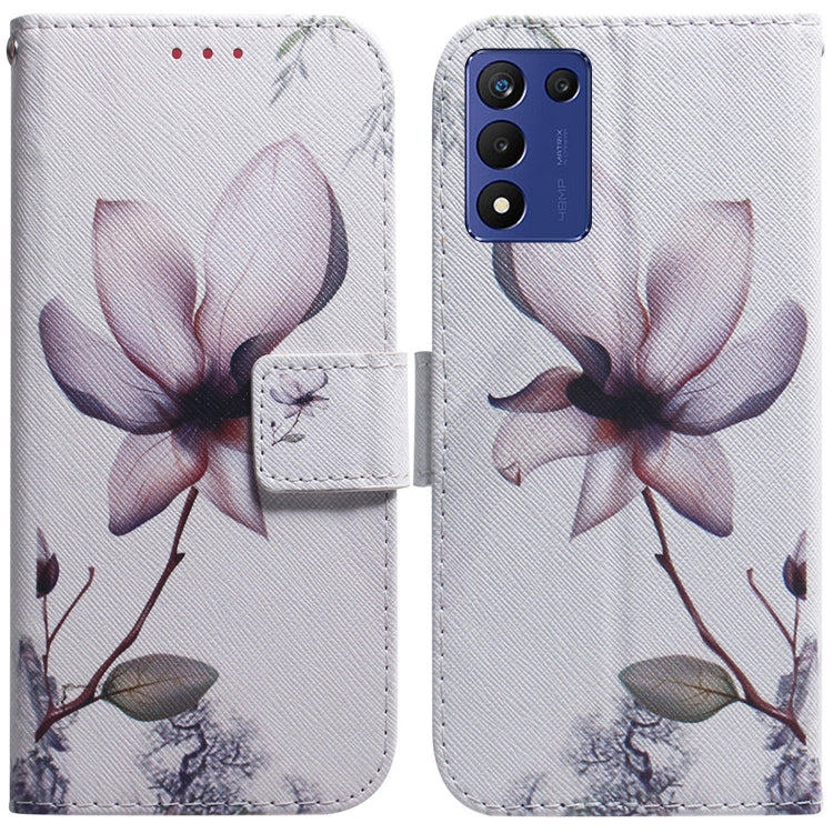 Coloured Drawing Flip Leather Phone Case, For Infinix Hot 20, For Infinix Hot 20 5G, For Infinix Hot 20i, For Infinix Hot 20s, For Realme Q3S / Q3T / 9 SE / 9 5G Speed, For Tecno Pova 4, For Tecno Pova Neo 2, For Xiaomi Redmi 11 Prime 4G