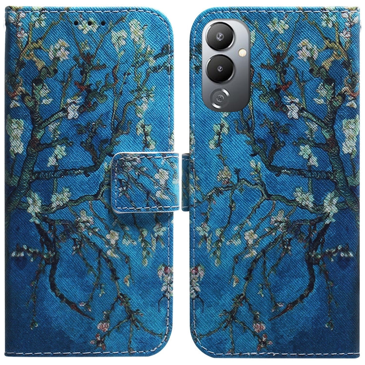 Coloured Drawing Flip Leather Phone Case, For Infinix Hot 20, For Infinix Hot 20 5G, For Infinix Hot 20i, For Infinix Hot 20s, For Realme Q3S / Q3T / 9 SE / 9 5G Speed, For Tecno Pova 4, For Tecno Pova Neo 2, For Xiaomi Redmi 11 Prime 4G