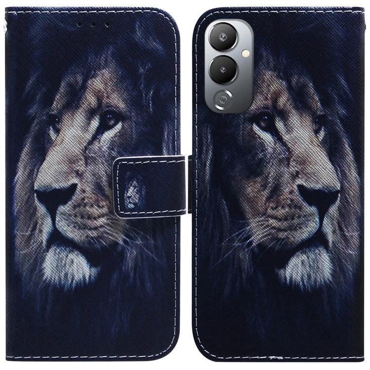 Coloured Drawing Flip Leather Phone Case, For Infinix Hot 20, For Infinix Hot 20 5G, For Infinix Hot 20i, For Infinix Hot 20s, For Realme Q3S / Q3T / 9 SE / 9 5G Speed, For Tecno Pova 4, For Tecno Pova Neo 2, For Xiaomi Redmi 11 Prime 4G
