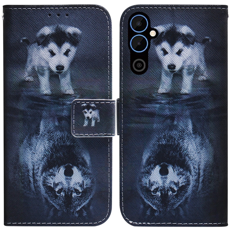 Coloured Drawing Flip Leather Phone Case, For Infinix Hot 20, For Infinix Hot 20 5G, For Infinix Hot 20i, For Infinix Hot 20s, For Realme Q3S / Q3T / 9 SE / 9 5G Speed, For Tecno Pova 4, For Tecno Pova Neo 2, For Xiaomi Redmi 11 Prime 4G
