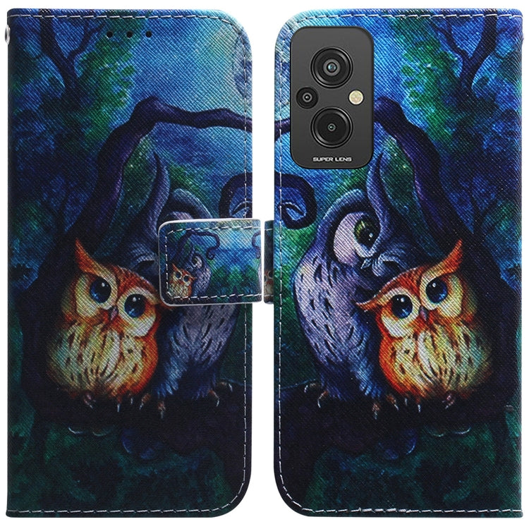 Coloured Drawing Flip Leather Phone Case, For Infinix Hot 20, For Infinix Hot 20 5G, For Infinix Hot 20i, For Infinix Hot 20s, For Realme Q3S / Q3T / 9 SE / 9 5G Speed, For Tecno Pova 4, For Tecno Pova Neo 2, For Xiaomi Redmi 11 Prime 4G
