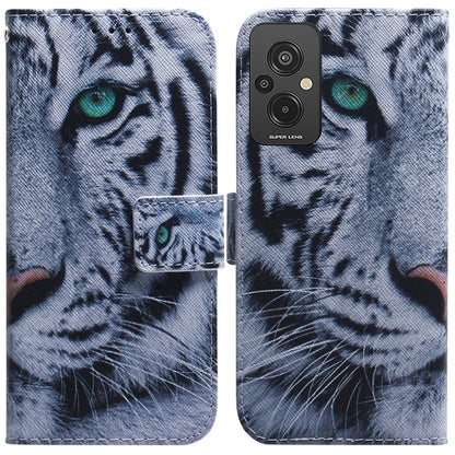 Coloured Drawing Flip Leather Phone Case, For Infinix Hot 20, For Infinix Hot 20 5G, For Infinix Hot 20i, For Infinix Hot 20s, For Realme Q3S / Q3T / 9 SE / 9 5G Speed, For Tecno Pova 4, For Tecno Pova Neo 2, For Xiaomi Redmi 11 Prime 4G