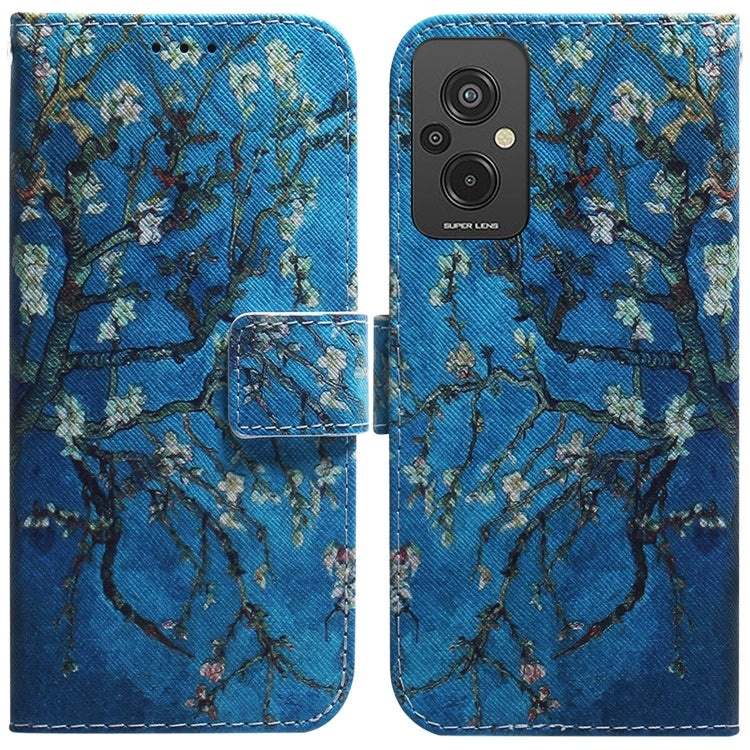 Coloured Drawing Flip Leather Phone Case, For Infinix Hot 20, For Infinix Hot 20 5G, For Infinix Hot 20i, For Infinix Hot 20s, For Realme Q3S / Q3T / 9 SE / 9 5G Speed, For Tecno Pova 4, For Tecno Pova Neo 2, For Xiaomi Redmi 11 Prime 4G