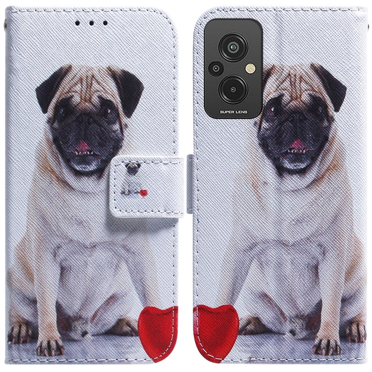 Coloured Drawing Flip Leather Phone Case, For Infinix Hot 20, For Infinix Hot 20 5G, For Infinix Hot 20i, For Infinix Hot 20s, For Realme Q3S / Q3T / 9 SE / 9 5G Speed, For Tecno Pova 4, For Tecno Pova Neo 2, For Xiaomi Redmi 11 Prime 4G