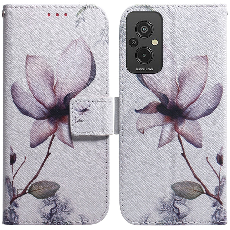 Coloured Drawing Flip Leather Phone Case, For Infinix Hot 20, For Infinix Hot 20 5G, For Infinix Hot 20i, For Infinix Hot 20s, For Realme Q3S / Q3T / 9 SE / 9 5G Speed, For Tecno Pova 4, For Tecno Pova Neo 2, For Xiaomi Redmi 11 Prime 4G
