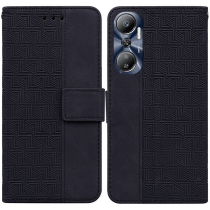 Geometric Embossed Leather Phone Case, For Infinix Hot 20, For Infinix Hot 20 5G, For Infinix Hot 20i, For Infinix Hot 20s, For Realme Q3S / Q3T / 9 SE / 9 5G Speed, For Tecno Pova 4, For Tecno Pova Neo 2, For Xiaomi Redmi 11 Prime 4G                  ...