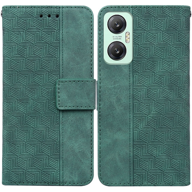 Geometric Embossed Leather Phone Case, For Infinix Hot 20, For Infinix Hot 20 5G, For Infinix Hot 20i, For Infinix Hot 20s, For Realme Q3S / Q3T / 9 SE / 9 5G Speed, For Tecno Pova 4, For Tecno Pova Neo 2, For Xiaomi Redmi 11 Prime 4G                  ...