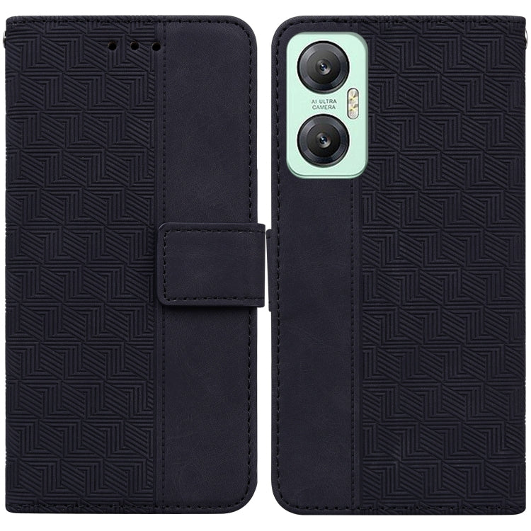 Geometric Embossed Leather Phone Case, For Infinix Hot 20, For Infinix Hot 20 5G, For Infinix Hot 20i, For Infinix Hot 20s, For Realme Q3S / Q3T / 9 SE / 9 5G Speed, For Tecno Pova 4, For Tecno Pova Neo 2, For Xiaomi Redmi 11 Prime 4G                  ...