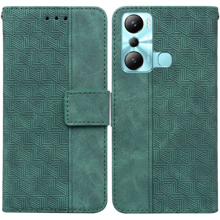Geometric Embossed Leather Phone Case, For Infinix Hot 20, For Infinix Hot 20 5G, For Infinix Hot 20i, For Infinix Hot 20s, For Realme Q3S / Q3T / 9 SE / 9 5G Speed, For Tecno Pova 4, For Tecno Pova Neo 2, For Xiaomi Redmi 11 Prime 4G                  ...