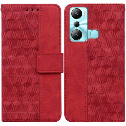 Geometric Embossed Leather Phone Case, For Infinix Hot 20, For Infinix Hot 20 5G, For Infinix Hot 20i, For Infinix Hot 20s, For Realme Q3S / Q3T / 9 SE / 9 5G Speed, For Tecno Pova 4, For Tecno Pova Neo 2, For Xiaomi Redmi 11 Prime 4G                  ...