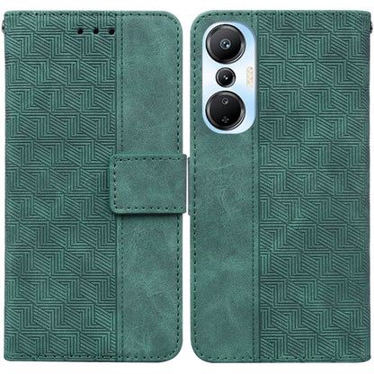 Geometric Embossed Leather Phone Case, For Infinix Hot 20, For Infinix Hot 20 5G, For Infinix Hot 20i, For Infinix Hot 20s, For Realme Q3S / Q3T / 9 SE / 9 5G Speed, For Tecno Pova 4, For Tecno Pova Neo 2, For Xiaomi Redmi 11 Prime 4G                  ...
