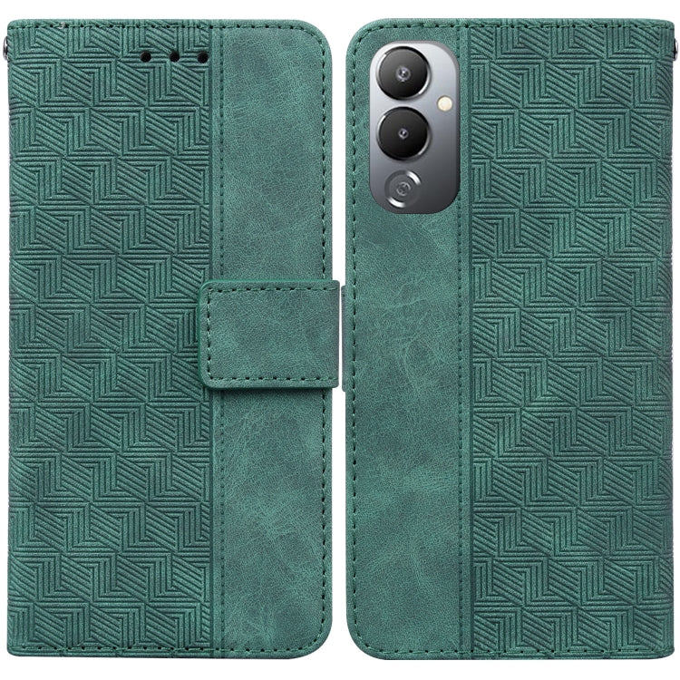 Geometric Embossed Leather Phone Case, For Infinix Hot 20, For Infinix Hot 20 5G, For Infinix Hot 20i, For Infinix Hot 20s, For Realme Q3S / Q3T / 9 SE / 9 5G Speed, For Tecno Pova 4, For Tecno Pova Neo 2, For Xiaomi Redmi 11 Prime 4G                  ...