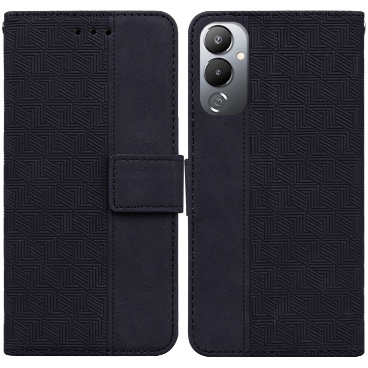 Geometric Embossed Leather Phone Case, For Infinix Hot 20, For Infinix Hot 20 5G, For Infinix Hot 20i, For Infinix Hot 20s, For Realme Q3S / Q3T / 9 SE / 9 5G Speed, For Tecno Pova 4, For Tecno Pova Neo 2, For Xiaomi Redmi 11 Prime 4G                  ...