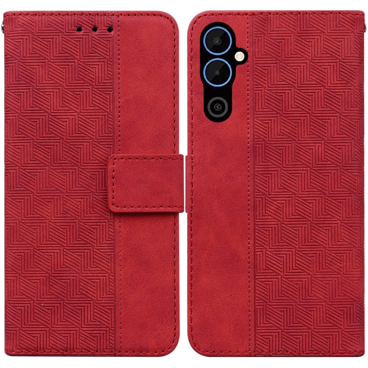 Geometric Embossed Leather Phone Case, For Infinix Hot 20, For Infinix Hot 20 5G, For Infinix Hot 20i, For Infinix Hot 20s, For Realme Q3S / Q3T / 9 SE / 9 5G Speed, For Tecno Pova 4, For Tecno Pova Neo 2, For Xiaomi Redmi 11 Prime 4G                  ...