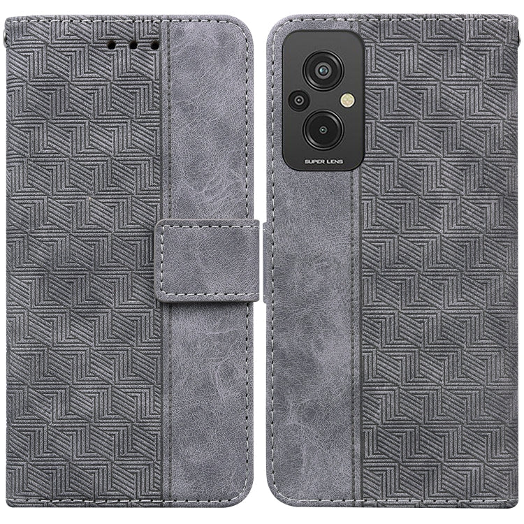 Geometric Embossed Leather Phone Case, For Infinix Hot 20, For Infinix Hot 20 5G, For Infinix Hot 20i, For Infinix Hot 20s, For Realme Q3S / Q3T / 9 SE / 9 5G Speed, For Tecno Pova 4, For Tecno Pova Neo 2, For Xiaomi Redmi 11 Prime 4G                  ...