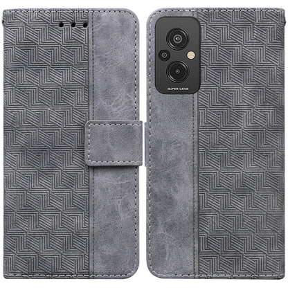 Geometric Embossed Leather Phone Case, For Infinix Hot 20, For Infinix Hot 20 5G, For Infinix Hot 20i, For Infinix Hot 20s, For Realme Q3S / Q3T / 9 SE / 9 5G Speed, For Tecno Pova 4, For Tecno Pova Neo 2, For Xiaomi Redmi 11 Prime 4G                  ...