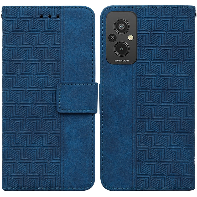 Geometric Embossed Leather Phone Case, For Infinix Hot 20, For Infinix Hot 20 5G, For Infinix Hot 20i, For Infinix Hot 20s, For Realme Q3S / Q3T / 9 SE / 9 5G Speed, For Tecno Pova 4, For Tecno Pova Neo 2, For Xiaomi Redmi 11 Prime 4G                  ...