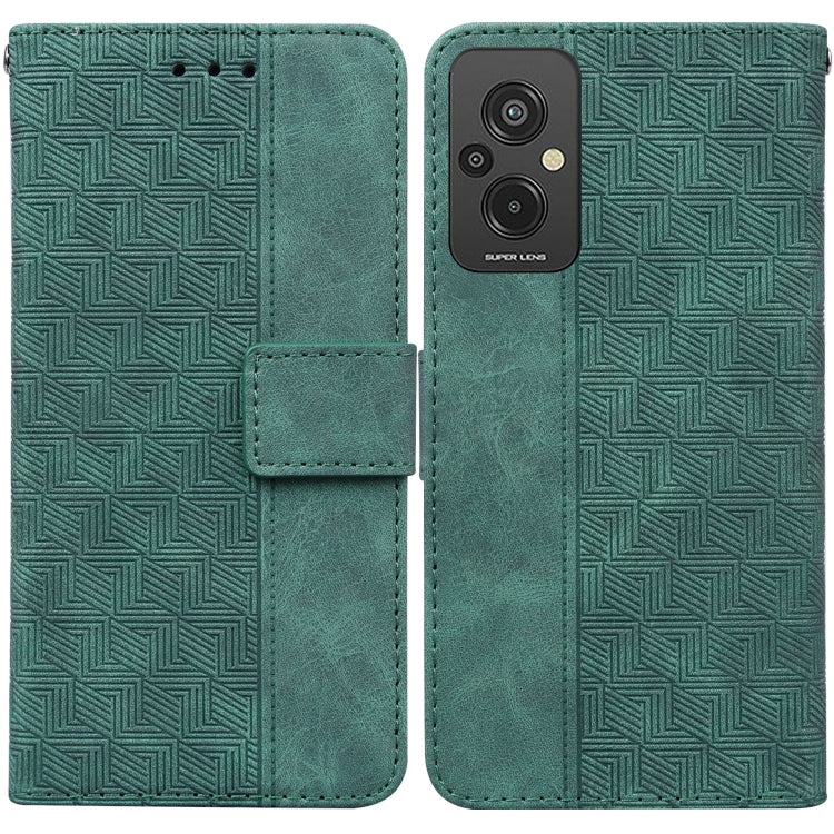Geometric Embossed Leather Phone Case, For Infinix Hot 20, For Infinix Hot 20 5G, For Infinix Hot 20i, For Infinix Hot 20s, For Realme Q3S / Q3T / 9 SE / 9 5G Speed, For Tecno Pova 4, For Tecno Pova Neo 2, For Xiaomi Redmi 11 Prime 4G                  ...