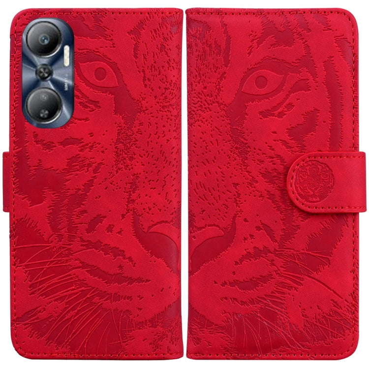 Tiger Embossing Pattern Leather Phone Case, For Infinix Hot 20, For Infinix Hot 20 5G, For Infinix Hot 20i, For Infinix Hot 20s, For Realme Q3S / Q3T / 9 SE / 9 5G Speed, For Tecno Pova 4, For Tecno Pova Neo 2, For Xiaomi Redmi 11 Prime 4G