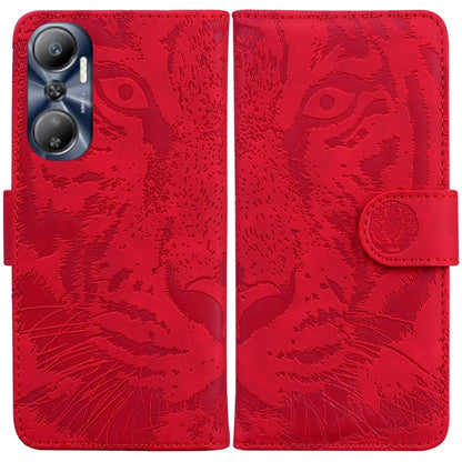 Tiger Embossing Pattern Leather Phone Case, For Infinix Hot 20, For Infinix Hot 20 5G, For Infinix Hot 20i, For Infinix Hot 20s, For Realme Q3S / Q3T / 9 SE / 9 5G Speed, For Tecno Pova 4, For Tecno Pova Neo 2, For Xiaomi Redmi 11 Prime 4G