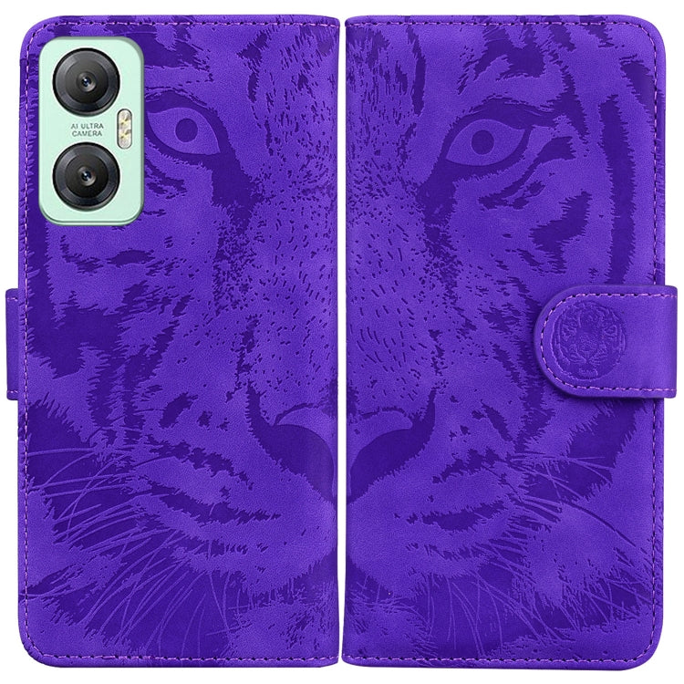 Tiger Embossing Pattern Leather Phone Case, For Infinix Hot 20, For Infinix Hot 20 5G, For Infinix Hot 20i, For Infinix Hot 20s, For Realme Q3S / Q3T / 9 SE / 9 5G Speed, For Tecno Pova 4, For Tecno Pova Neo 2, For Xiaomi Redmi 11 Prime 4G