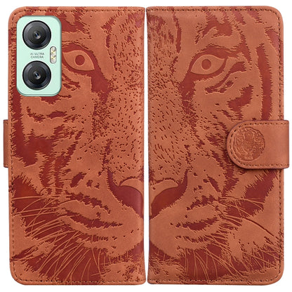 Tiger Embossing Pattern Leather Phone Case, For Infinix Hot 20, For Infinix Hot 20 5G, For Infinix Hot 20i, For Infinix Hot 20s, For Realme Q3S / Q3T / 9 SE / 9 5G Speed, For Tecno Pova 4, For Tecno Pova Neo 2, For Xiaomi Redmi 11 Prime 4G