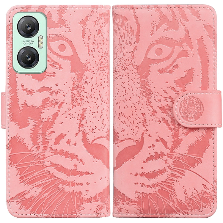 Tiger Embossing Pattern Leather Phone Case, For Infinix Hot 20, For Infinix Hot 20 5G, For Infinix Hot 20i, For Infinix Hot 20s, For Realme Q3S / Q3T / 9 SE / 9 5G Speed, For Tecno Pova 4, For Tecno Pova Neo 2, For Xiaomi Redmi 11 Prime 4G