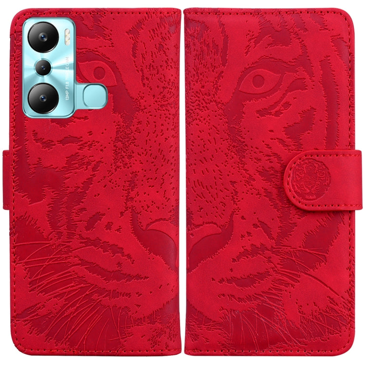 Tiger Embossing Pattern Leather Phone Case, For Infinix Hot 20, For Infinix Hot 20 5G, For Infinix Hot 20i, For Infinix Hot 20s, For Realme Q3S / Q3T / 9 SE / 9 5G Speed, For Tecno Pova 4, For Tecno Pova Neo 2, For Xiaomi Redmi 11 Prime 4G