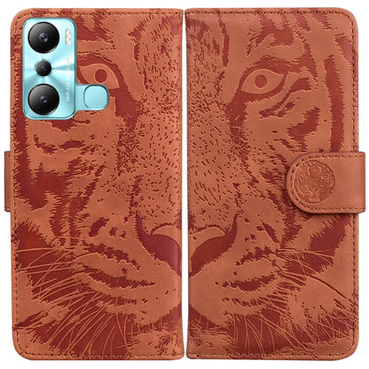 Tiger Embossing Pattern Leather Phone Case, For Infinix Hot 20, For Infinix Hot 20 5G, For Infinix Hot 20i, For Infinix Hot 20s, For Realme Q3S / Q3T / 9 SE / 9 5G Speed, For Tecno Pova 4, For Tecno Pova Neo 2, For Xiaomi Redmi 11 Prime 4G