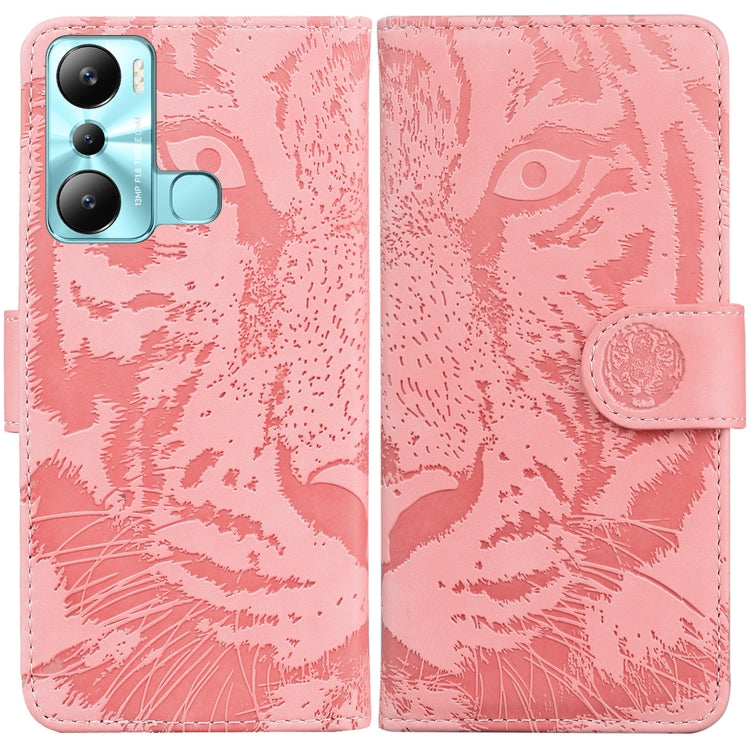 Tiger Embossing Pattern Leather Phone Case, For Infinix Hot 20, For Infinix Hot 20 5G, For Infinix Hot 20i, For Infinix Hot 20s, For Realme Q3S / Q3T / 9 SE / 9 5G Speed, For Tecno Pova 4, For Tecno Pova Neo 2, For Xiaomi Redmi 11 Prime 4G