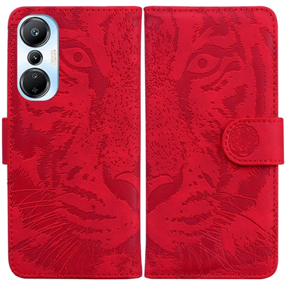 Tiger Embossing Pattern Leather Phone Case, For Infinix Hot 20, For Infinix Hot 20 5G, For Infinix Hot 20i, For Infinix Hot 20s, For Realme Q3S / Q3T / 9 SE / 9 5G Speed, For Tecno Pova 4, For Tecno Pova Neo 2, For Xiaomi Redmi 11 Prime 4G