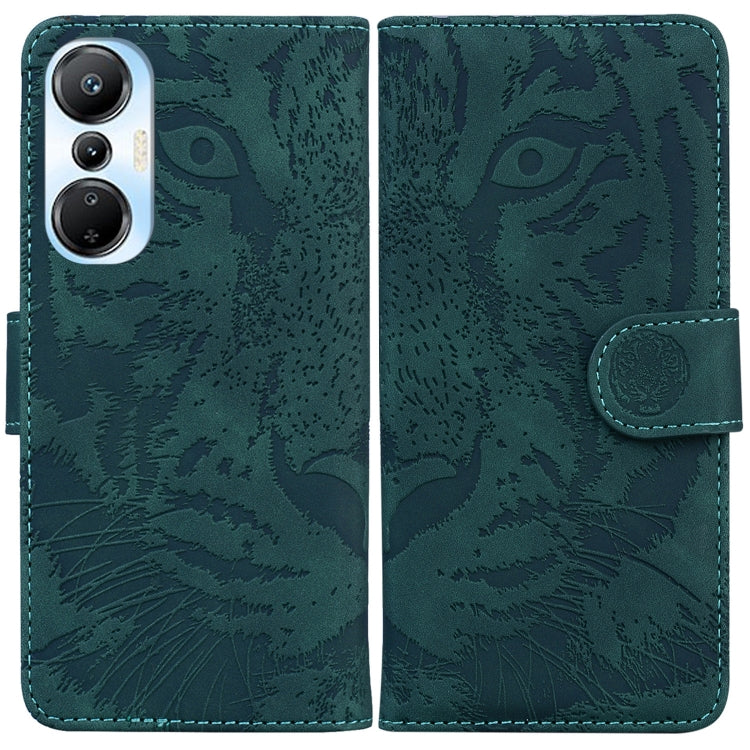 Tiger Embossing Pattern Leather Phone Case, For Infinix Hot 20, For Infinix Hot 20 5G, For Infinix Hot 20i, For Infinix Hot 20s, For Realme Q3S / Q3T / 9 SE / 9 5G Speed, For Tecno Pova 4, For Tecno Pova Neo 2, For Xiaomi Redmi 11 Prime 4G