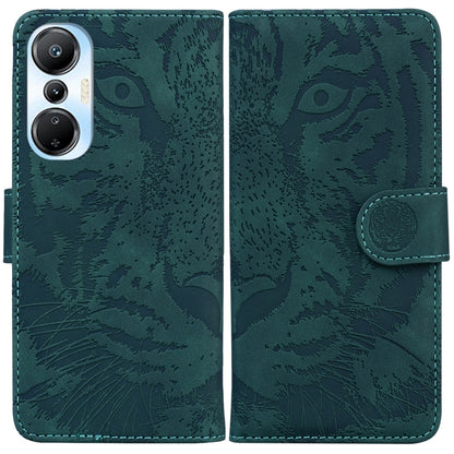 Tiger Embossing Pattern Leather Phone Case, For Infinix Hot 20, For Infinix Hot 20 5G, For Infinix Hot 20i, For Infinix Hot 20s, For Realme Q3S / Q3T / 9 SE / 9 5G Speed, For Tecno Pova 4, For Tecno Pova Neo 2, For Xiaomi Redmi 11 Prime 4G