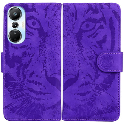 Tiger Embossing Pattern Leather Phone Case, For Infinix Hot 20, For Infinix Hot 20 5G, For Infinix Hot 20i, For Infinix Hot 20s, For Realme Q3S / Q3T / 9 SE / 9 5G Speed, For Tecno Pova 4, For Tecno Pova Neo 2, For Xiaomi Redmi 11 Prime 4G
